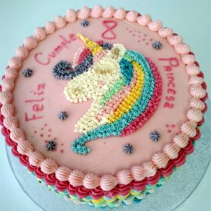 Tarta Unicornio Colores