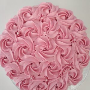 Tarta con Roseton de ButterCream
