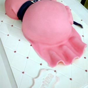 Tarta Personalizada Fondant 3D Embarazada