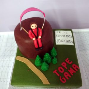 Tarta Personalizada Fondant Parapente