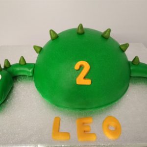 Tarta fondant dragon simpatico