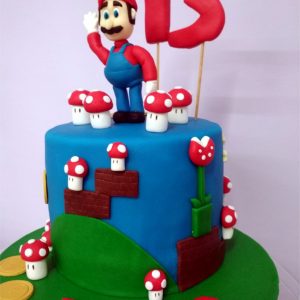 Tarta Fondant Super Mario Bros