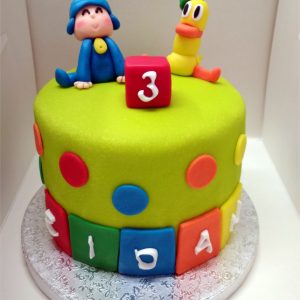 Especial Tarta Fondant Pocoyo