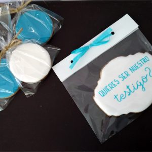 Galleta Personalizada Testigo Boda