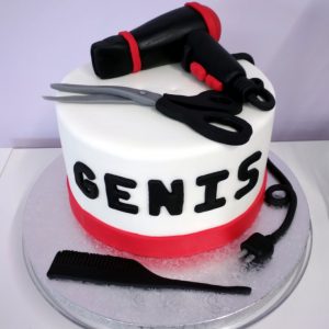 Tarta Fondant Peluqueria
