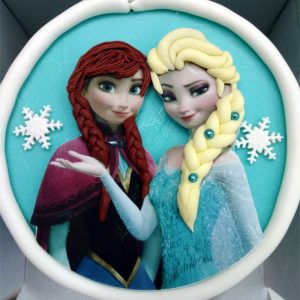 Tarta Frozen Relieve