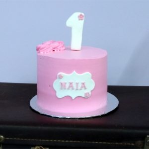 Tarta Smash Cake Rosa