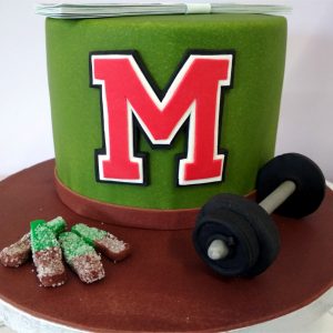 Tarta Fondant con detalles USA