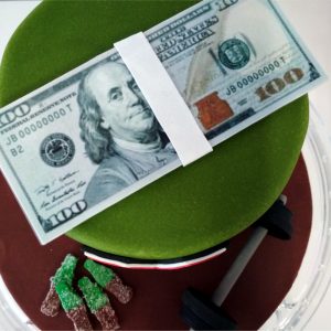 Tartas Con Billetes de 100 Dollares comestibles