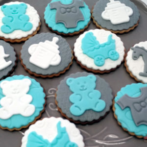 Galletas decoradas bautizo