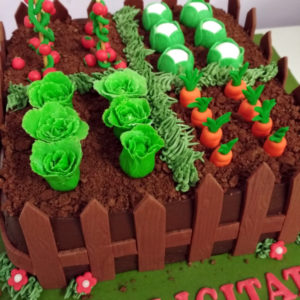 Tarta Cumpleaños Huerto