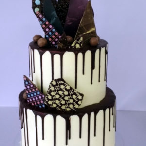 Tarta de Boda Drip Cake
