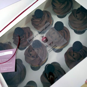 Caja Cup Cakes de Chocolate