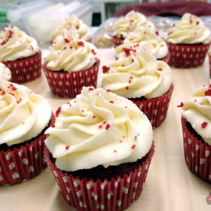 Cupcakes Red Velvet con limon
