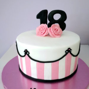 Tarta Fondant Estilo Circo