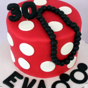 Tarta Fondant Flamenca