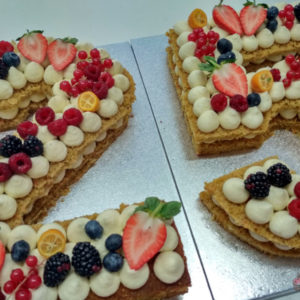 Tarta Numero Frutas 25