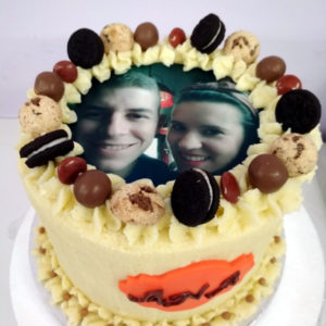 Tarta Oreos Foto Comestible