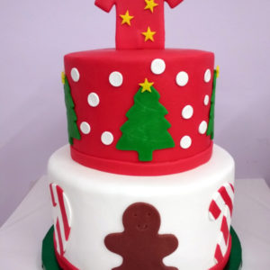 Tarta detalles Navideños