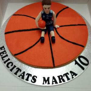 Super Galleta en forma de pelota de baloncesto