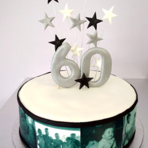 Tarta Cumpleaños con Fotos de recuerdos