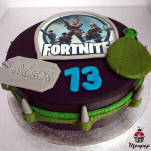 Tarta Fondant Fortnite