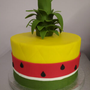 Tarta Piña y Sandia