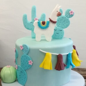 Tarta cumpleaños Llama