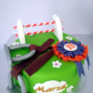 Tarta detalles hipica