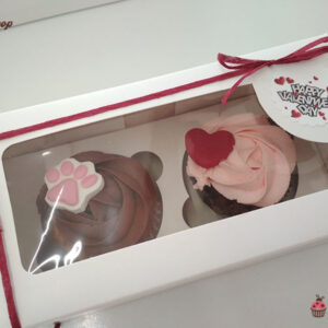 Caja Cup Cake San Valentin