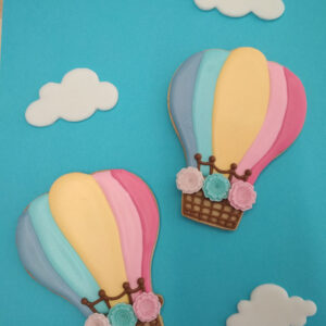 Galletas jengibre con forma de globo
