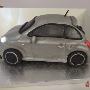 Tarta 3D Fiat 500 Abarth