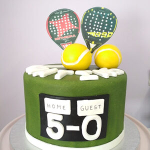 Tarta Fondant Padel