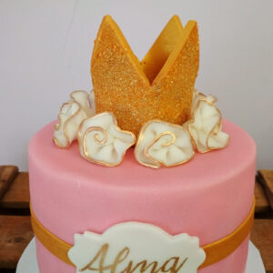 Tarta-Bautizo-Corona-Princesa