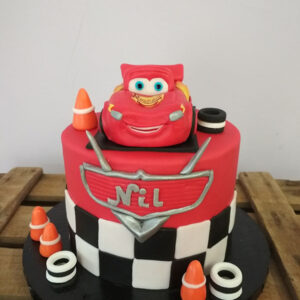 Tarta Fondant Rayo McQueen