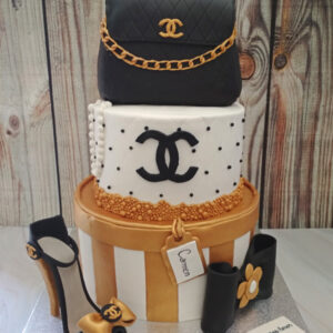Tarta Channel dos pisos fondant