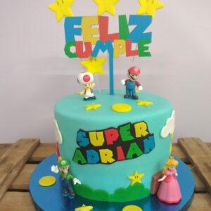 Tarta Cumpleaños Super Mario