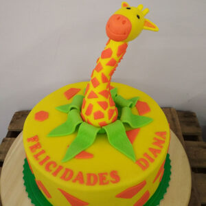 Tarta Fondant Jirafa