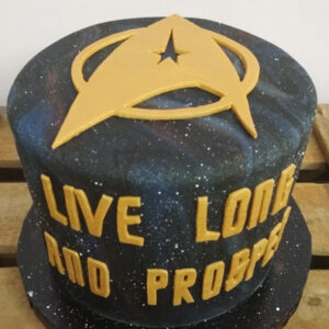 Tarta Fondant StarTrek