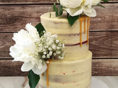 Tarta Boda Naked Cake Flores Naturales