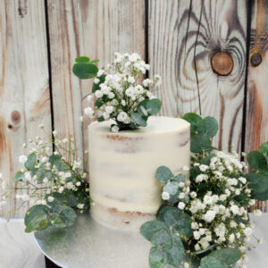 Tarta NakedCake Flores Naturales