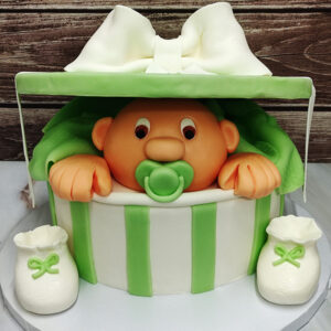 Tarta bautizo Bebe Sorpresa