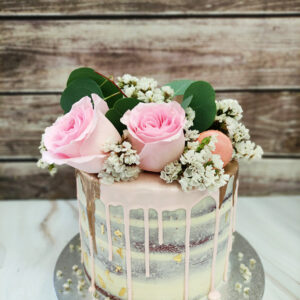 naked drip cake para boda